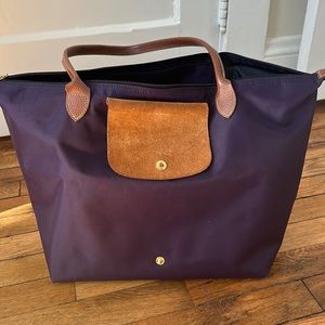 Plum colored Longchamp